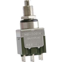 ＮＫＫスイッチズ（株） MB-2061W ＮＫＫスイッチズ　防水形押ボタンスイッチ　２極ＯＮ－（ＯＮ）