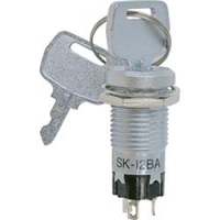 ＮＫＫスイッチズ（株） SK-12BAS1 ＮＫＫスイッチズ　ねじ取付け形キーロックスイッチ　ＯＮ－ＯＮ