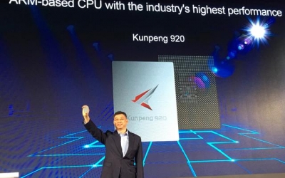 华为也要搞服务器CPU,正式发布鲲鹏920芯片
