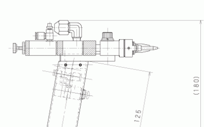 ACE GIKEN 技研点胶机2液用ハンドピースHP-107DN-Ⅰ