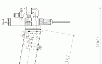 ACE GIKEN 技研点胶机2液用ハンドピースHP-107DN-Ⅱ