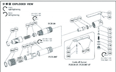 广州藤野代理  不二空机 FUJI  5412050785  A-1９2121-00 角磨机套件 手柄　(FCH-20F用) 日本军工品质