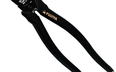 广州藤野代理  富具亚 FUJIYA 700N-200BG 斜口剪钳　偏芯強力(黒金 日本军工品质.圧着機能付)