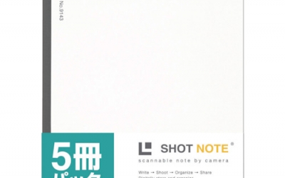 KING JIM  9143-5-W  　手机拍摄笔记 (无线装订类型)　(５冊入)