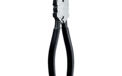 马牌 KEIBA  N-214R  斜口高级电工钳(滚花手柄)　100