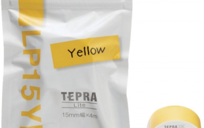 KING JIM  LP15Y  　胶带 Lite 黄色