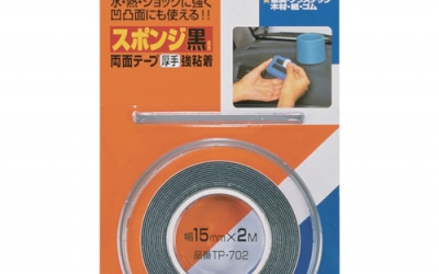 施敏打硬 CEMEDINE TP702 胶水　両面テープスポンジ黒　Ｐ１５×２　ＴＰ－７０２