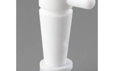 日本亚速旺 ASONE 2通旋塞　13.5φ 特氟隆旋塞 テフロンコック TEFLON COCK TWO-WAY COCK 13.5F 1-2705-01