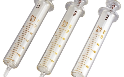 日本亚速旺 ASONE CC-3247-01 实验室用玻璃注射针筒 （无针头）実験室用ガラスシリンジ SYRINGE