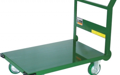 日本中山 TRUSCO  SH2NU-GN钢铁搬运车900X600Φ150无花果车绿色