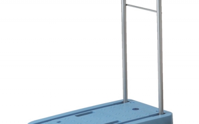 日本中山 TRUSCO  MP-66039（B）小型树脂底车勤君600x390蓝色