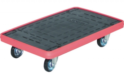 日本中山 TRUSCO MKP-165　ＭＫＰ樹脂製台車　平台車　７１６×４３６