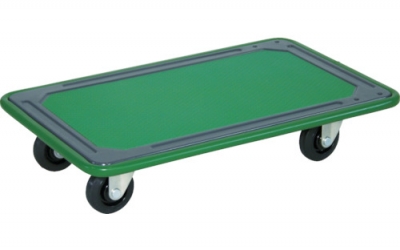 日本中山 TRUSCO T115 SGY高等级省音平台车740X460 4轮自由