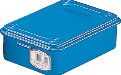 日本中山 TRUSCO  T-150行李箱型工具箱154X105X52蓝色