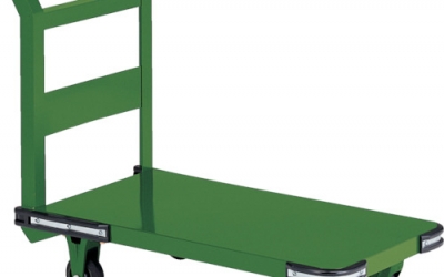 日本中山 TRUSCO OH-2L　鋼鉄製運搬車　１２００Ｘ６００　Φ１５０鋳物車輪