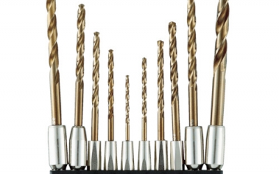 日本中山 TRUSCO T6 COSD-10S六角轴钴钻头10本组