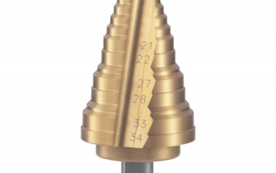 日本中山 TRUSCO  NMS-34EG电器用步骤钻2片刃钛涂层21～34mm