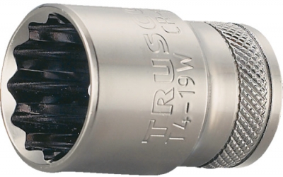 日本中山 TRUSCO T4-16W插口12角型插入角12.7对边16mm