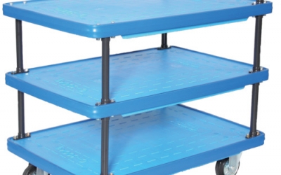 日本中山 TRUSCO MKP-308-B MKP树脂底座3段式906X616蓝色