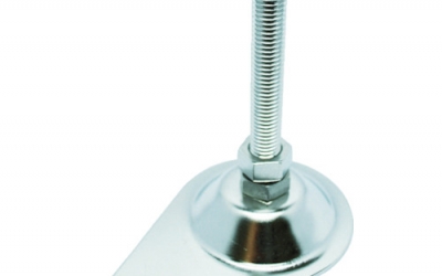 日本中山 TRUSCO  SUS-TE2-12X100调节螺栓M12X100带防滑板不锈钢制