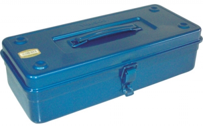 日本中山 TRUSCO T350行李箱型工具箱373X163X102蓝色