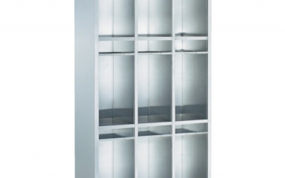 日本中山 TRUSCO 12-43T SUS304长靴储物柜长款中架子付4列3段