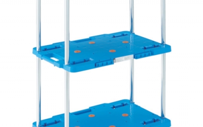 日本中山 TRUSCO  MPB-503-GN面包车3段式370X500绿色