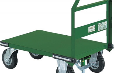 日本中山 TRUSCO  SHN-2ARS钢铁搬运车900X600Φ200带气入轮胎冲压件S