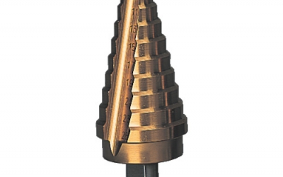 日本中山 TRUSCO  NMS-25G步钻2片刃钛涂层5～25mm层数11