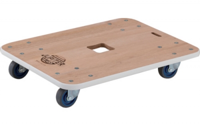 日本中山 TRUSCO  JUP-9045-200木制平板车JUMP-400X450φ７５　２００ｋｇ