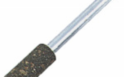 日本中山 TRUSCO MIM1210M带橡胶轴磨刀石Φ10X宽20X轴3#120根入