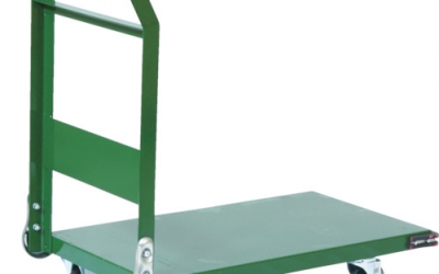 日本中山 TRUSCO  SH-1NS（GN）钢铁搬运车1200X750Φ200冲程车绿色