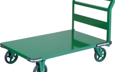 日本中山 TRUSCO  OH-3R钢铁搬运车800X450方向盘侧自由车铸件车轮