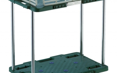 日本中山 TRUSCO  MPB-603 JSK-GN轮毂3阶式栅栏1阶付400X6004轮自由S付绿