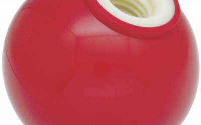 日本中山 TRUSCO  P-TPB32-10R树脂制握玉芯无金红色Φ３２ＸＭ１０ｍｍ