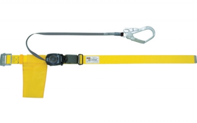 日本中山 TRUSCO GR-590-L-Y卷取式 安全带1根吊环专用宽度50mmX长度1400mm黄色