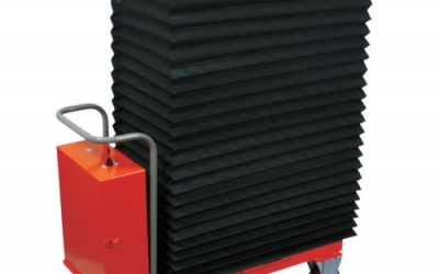 日本中山 TRUSCO HLAN-250WJ手动反冲器250kg 600X1050电动升降式蛇腹付