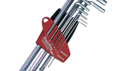 日本中山 TRUSCO  G369-9S魔术环式六角棒扳手套装9本组