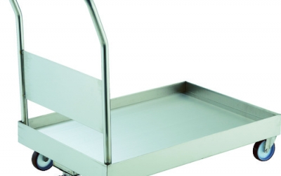 日本中山 TRUSCO SSAR-1 NUS全SUS304盘型底盘车1200X750NU车轮S付