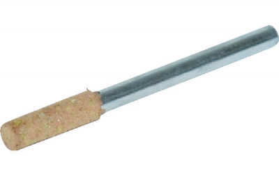 日本中山 TRUSCO  LCH804C不锈钢淬火用超高耐久橡胶轴磨刀石Φ4宽13轴3#80