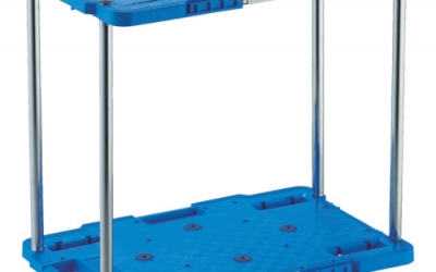 日本中山 TRUSCO  MPB-603 JSK-B轮毂3阶式栅栏1阶付400X6004轮自由S付蓝