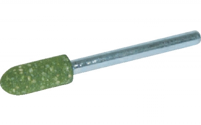 日本中山 TRUSCO MI 1208HM带橡胶轴砂轮炮弹型Φ8X宽20X轴3220#10根入