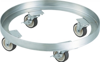 日本中山 TRUSCO STA-250SDU SUS304A型铁桶底车250L支架NU轮子