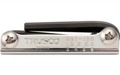 日本中山 TRUSCO  GN7-156小刀式六角棒扳手套装7本组