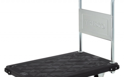 日本中山 TRUSCO MPD-856-2　導電性樹脂台車　固定式　８２０Ｘ５５５