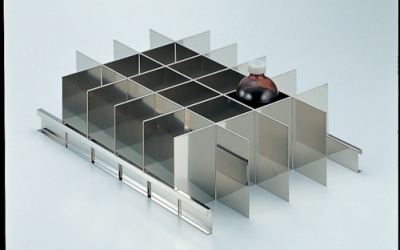 日本中山 TRUSCO S500SS抗震药品库SY型隔板套装500ML瓶X24瓶