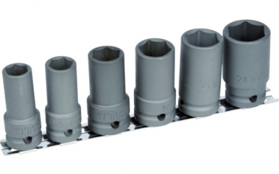 日本中山 TRUSCO T4-6LSET冲击用长插口6个组插入角12.7mm