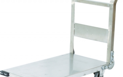 日本中山 TRUSCO  SHS-1L不锈钢钢板搬运车固定式140X750