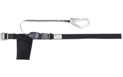 日本中山 TRUSCO  GR-590-BK卷取式 安全带黑色1根吊环专用宽度50mm