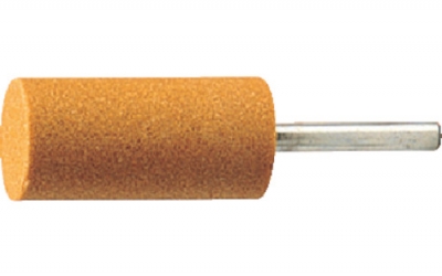 日本中山 TRUSCO MO-581P　軸付砥石ＷＡ　円筒型　Φ１９Ｘ幅３８Ｘ軸６　＃６０　５本入